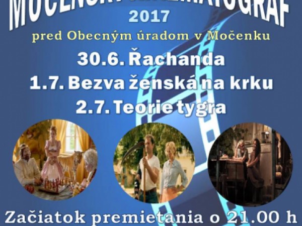Pozvánka na Močenský KINEMATOGRAF 2017