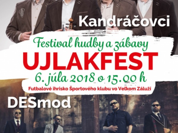 Obec Veľké Zálužie Vás pozýva na festival hudby a zábavy 6. júla 2018