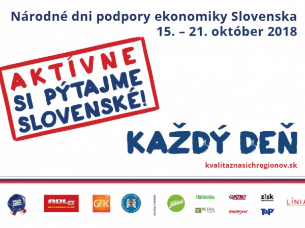 Aktívne si pýtajme slovenské!