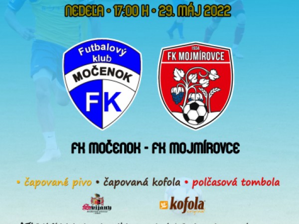 FK Močenok hostí Mojmírovce