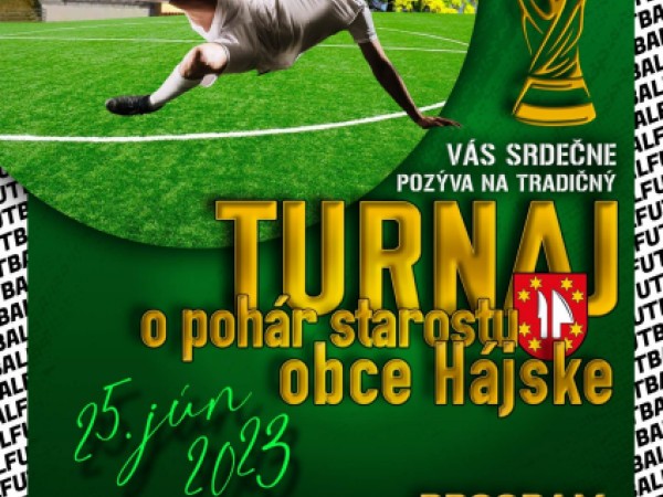 Turnaj o pohár starostu obce Hájske - 25. jún 2023