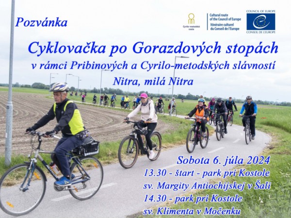 Cyklovačka Šaľa - Močenok - Nitra 6. júla