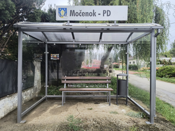 Modernizácia autobusových prístreškov v obci Močenok