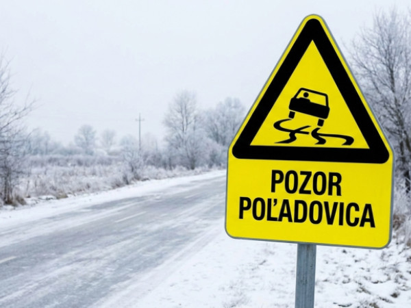 Výstraha 1. stupeň - Poľadovica