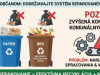 Upozornenie na dôsledné separovanie odpadov