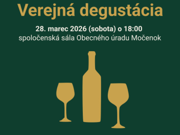 Verejná degustácia vín sa uskutoční 28. marca 2026