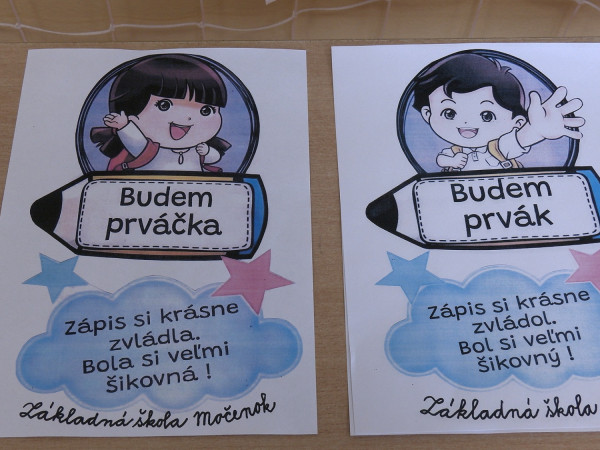 Zápis do ZŠ Močenok pre školský rok 2026-27