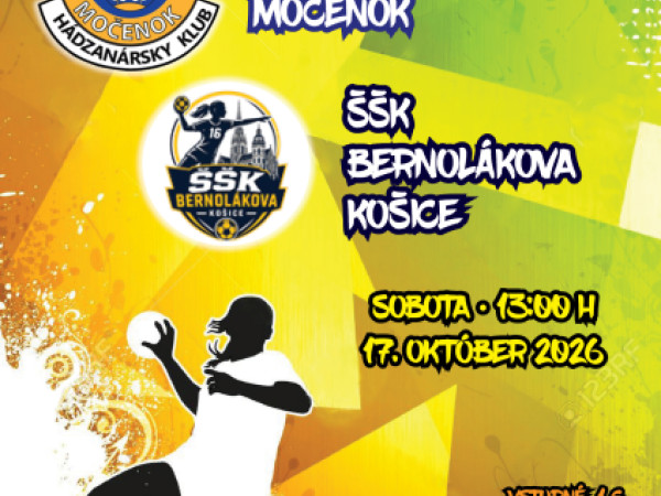 Hádzanársky klub Junior Močenok pozýva na sobotňajšie zápasy