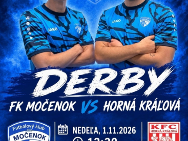 FK Močenok pozýva na víkendové zápasy A-mužstva a dorastencov